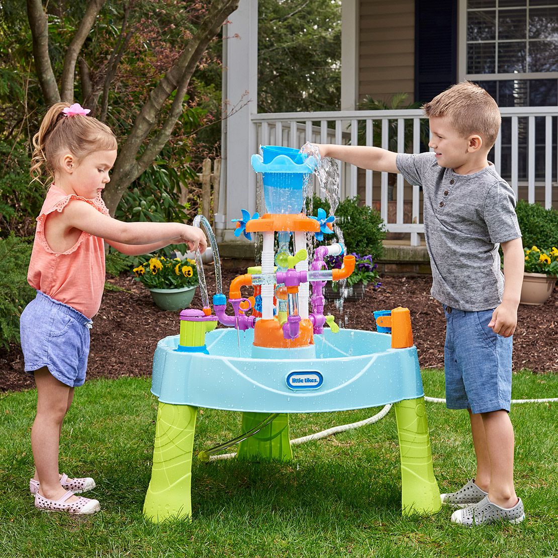美國 Little Tikes - 百變水管噴泉-新版