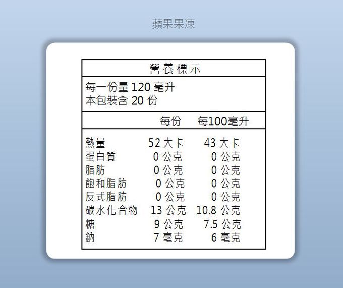 韓國【I'm Juice】 - 蘋果汁凍120ml-20入/盒