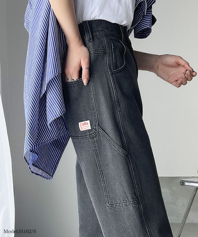 日本 Classical Elf - 超顯瘦厚磅百搭直筒褲-奶油米