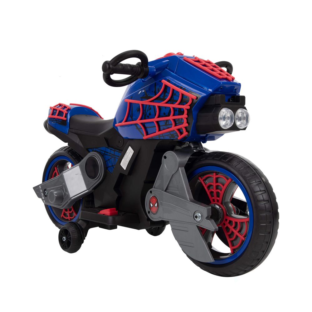 迪士尼正版授權 Spider-man漫威蜘蛛人 電動玩具機車