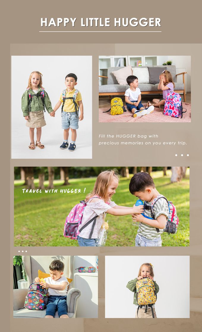 HUGGER - 幼童背包 酷比龍-(幼兒園書包-輕量減壓休閒後揹包) (3-7Y- B5尺寸)