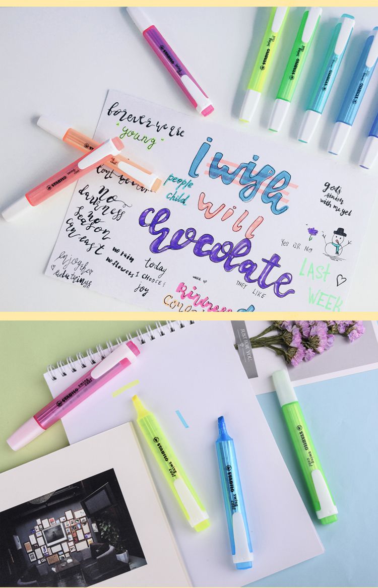 STABILO思筆樂 - swing cool 樂酷螢光筆 4色入