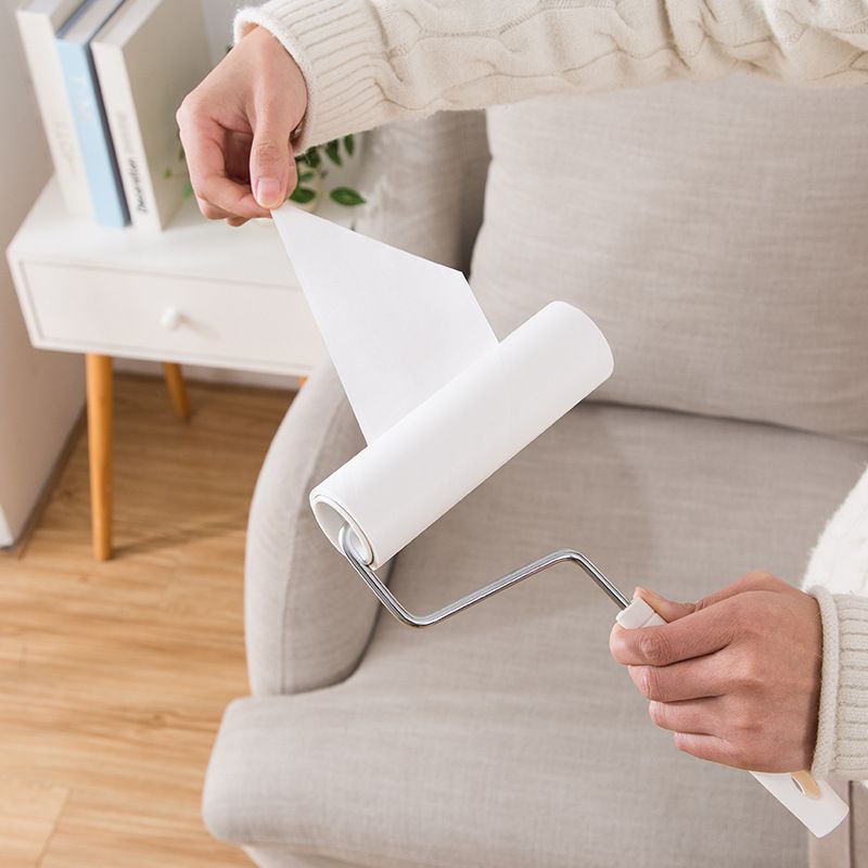 分離式毛絮黏把清潔滾輪