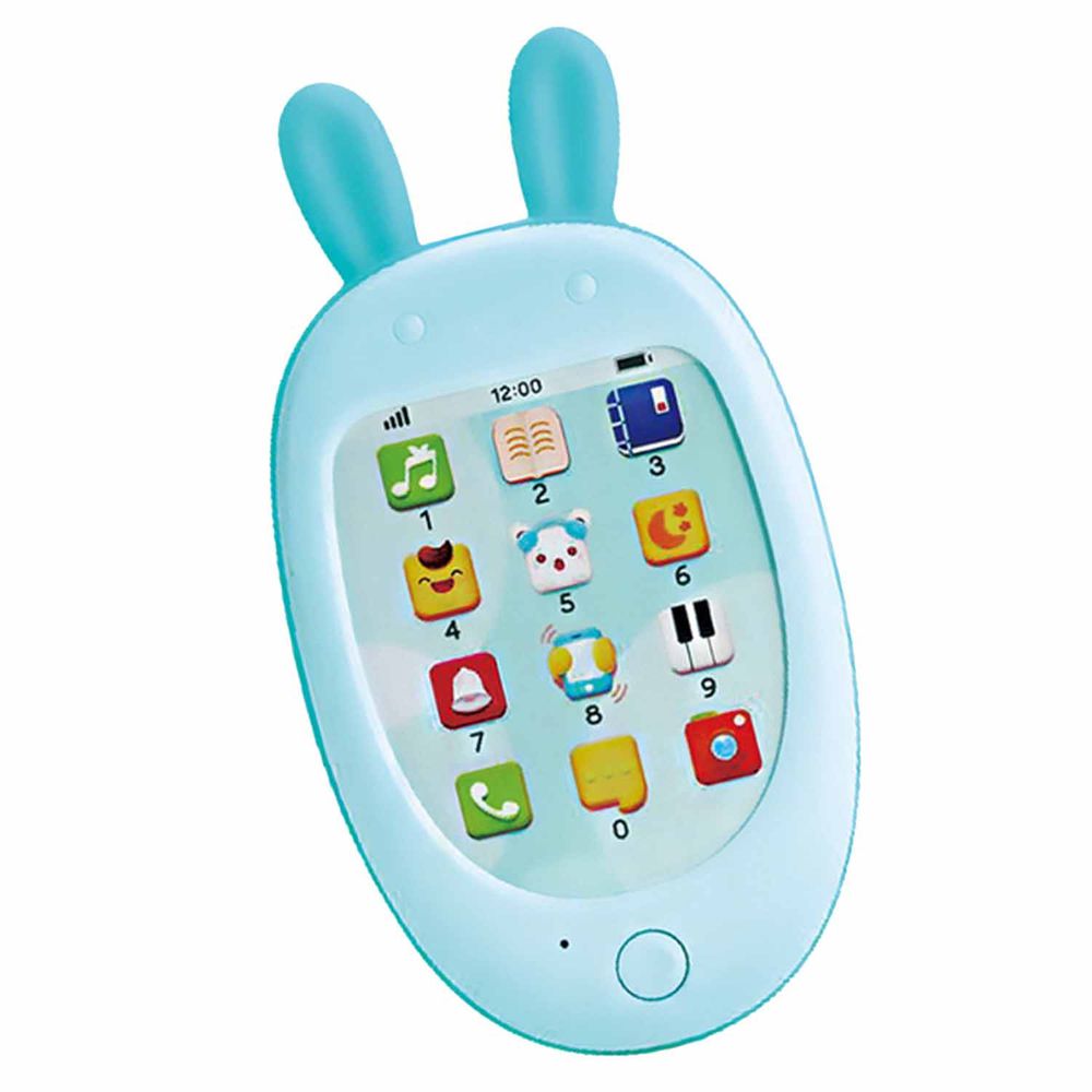 小牛津 - 萌萌兔小手機(天空藍)-小手機+USB線+使用說明