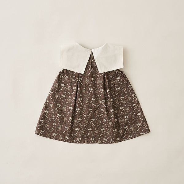 日本 Lycee mine - 可愛水手領無袖上衣-格子-粉紅