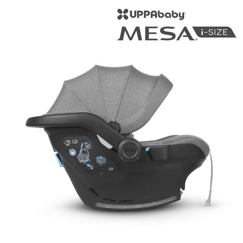 MESA i-Size 新生兒提籃-黑灰-4.4 kg