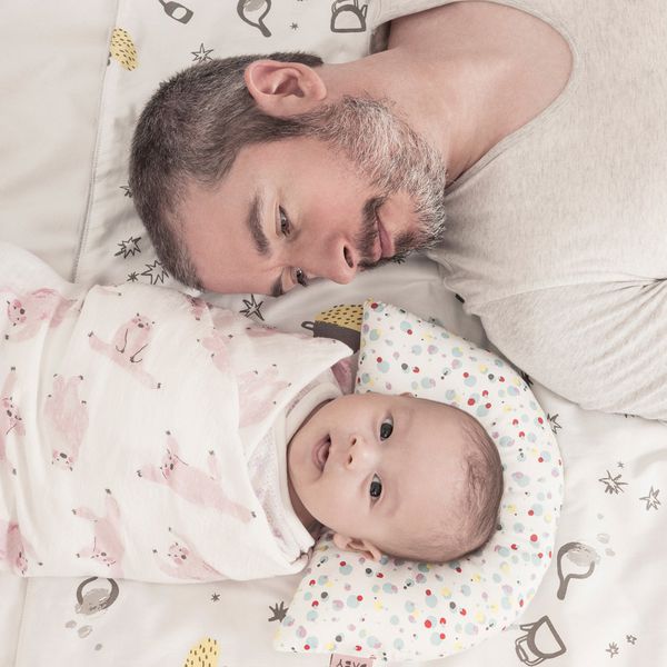 韓國Daby - 小怪獸純棉紗布包巾-達比 (適用：1個月以上，尺寸： 110 x 100 公分)