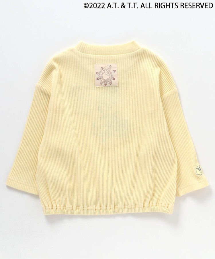 日本 apres les cours - 泡泡先生聯名 刺繡圖案羅紋上衣-勝利-青綠
