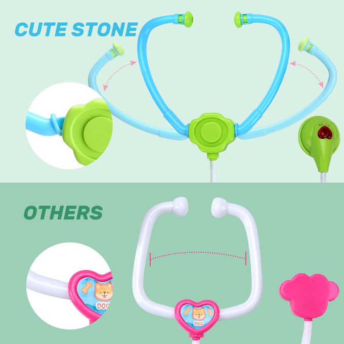 CuteStone - 兒童趣味小醫生套裝組合玩具(醫生玩具)