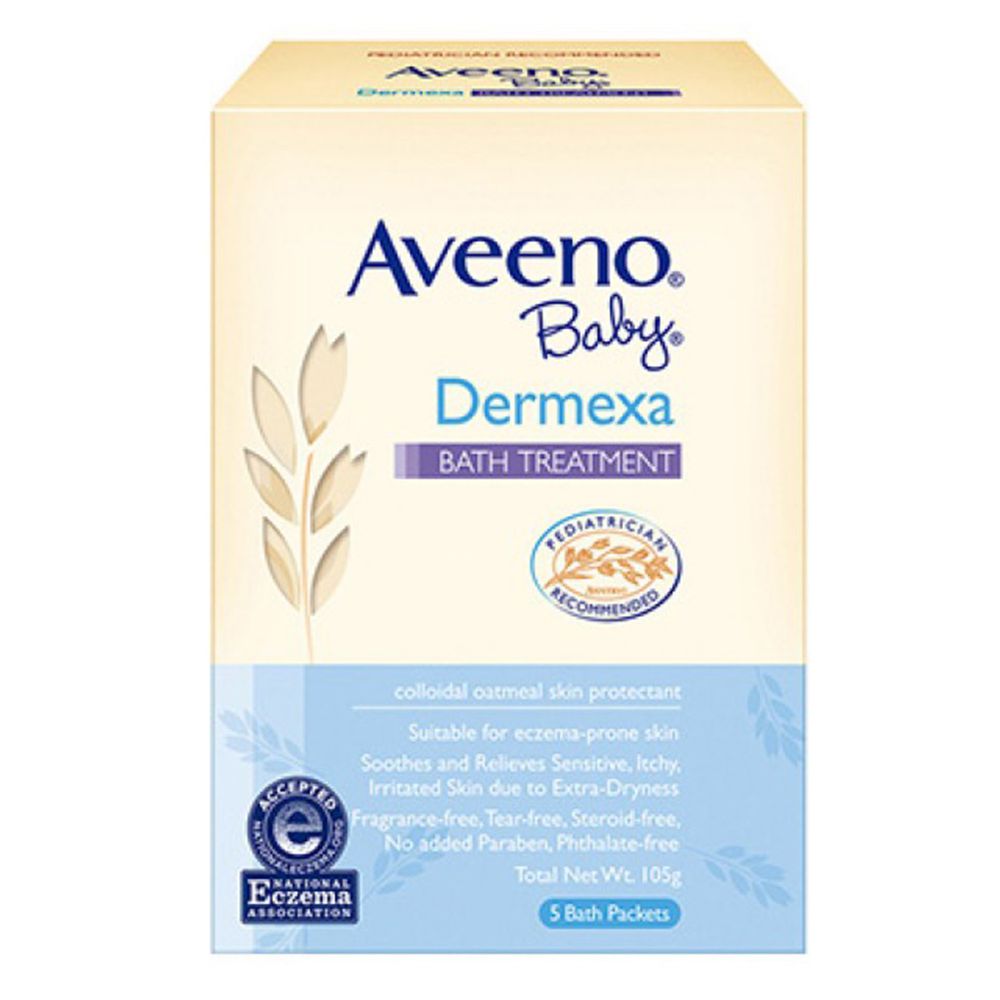 Aveeno 艾惟諾 - 嬰兒燕麥益敏泡澡粉-21gx5包入