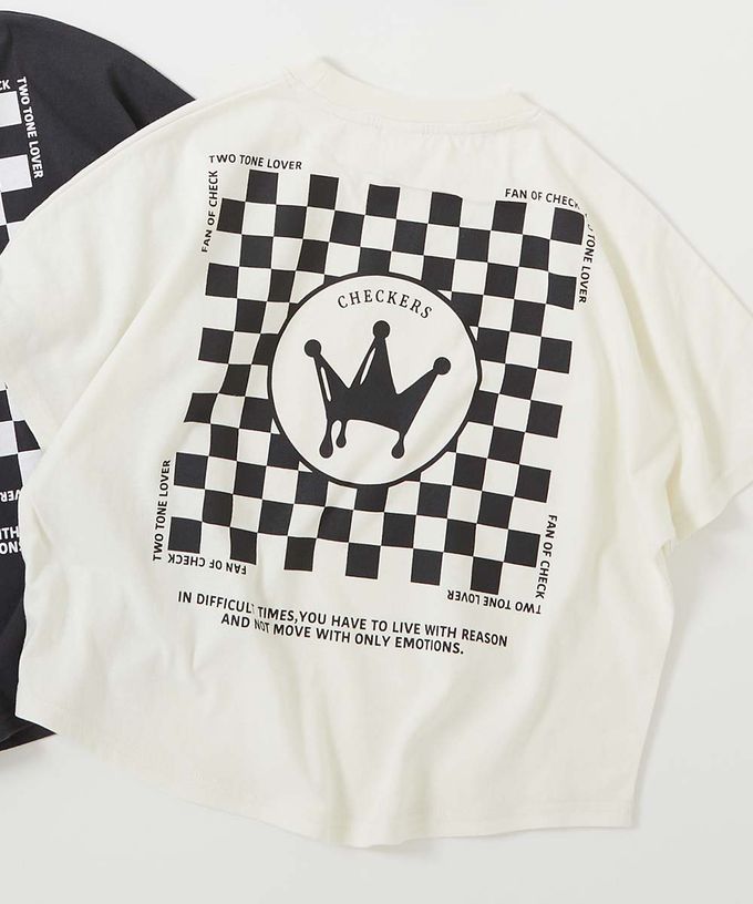 日本 devirock - 100%棉 帥氣印花寬版落肩T恤-太空探索-淺灰