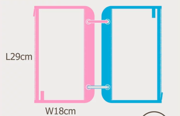 香港百寶袋王 Bagtory HK - 多用途活動袋(闊身款)-含3環-3入一組-粉漸層組