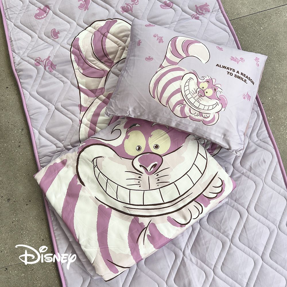 Disney 迪士尼 - 迪士尼天絲兒童三合一睡墊-紫色柴郡貓