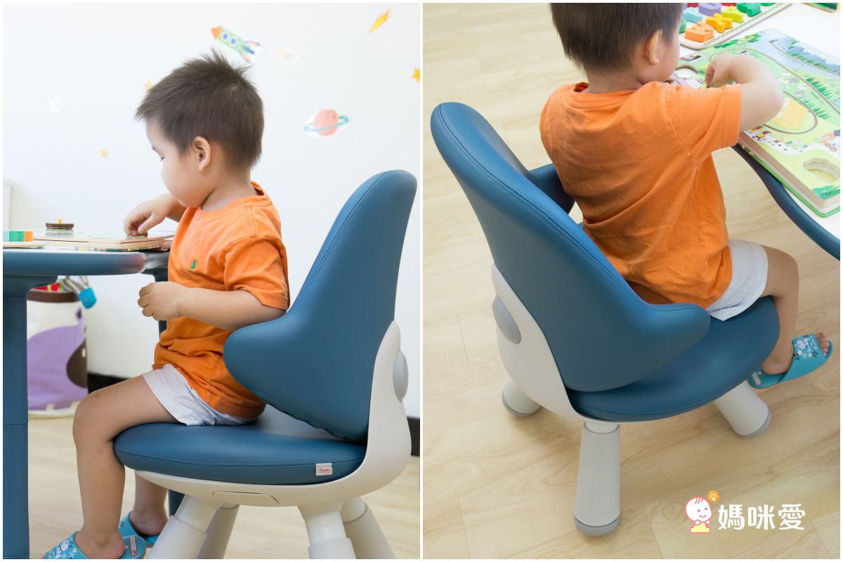 iloom怡倫家居 - Wing Kids 成長學童椅(全皮革)/成長椅-靜謐藍