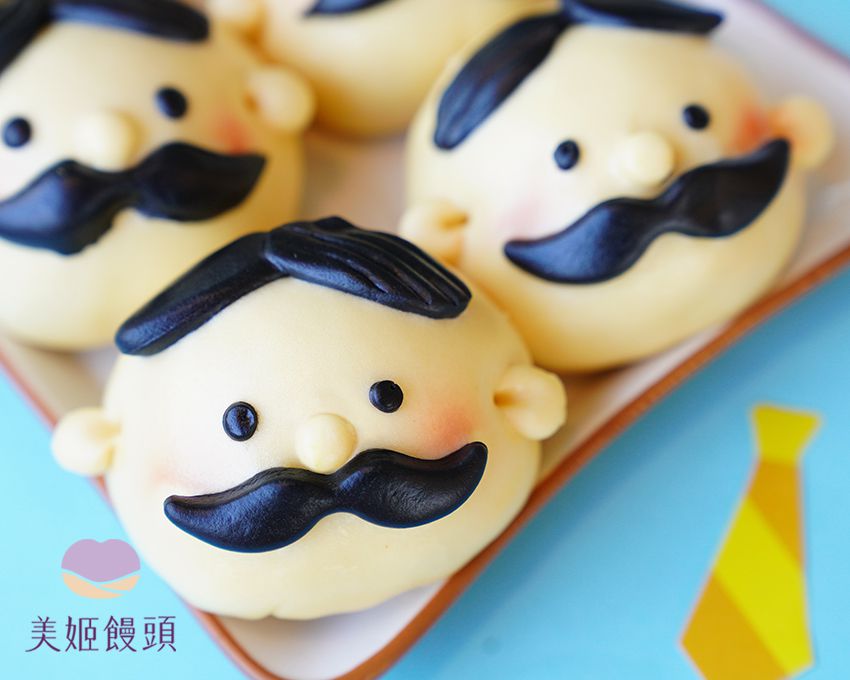 美姬饅頭 - 爸氣活菌豬鮮乳造型肉包 (6入)-50g