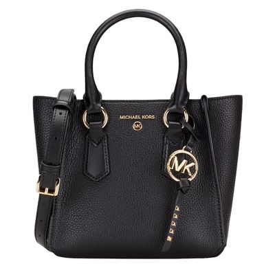 MICHAEL KORS - 滿版LOGO皮革兩用包-黑