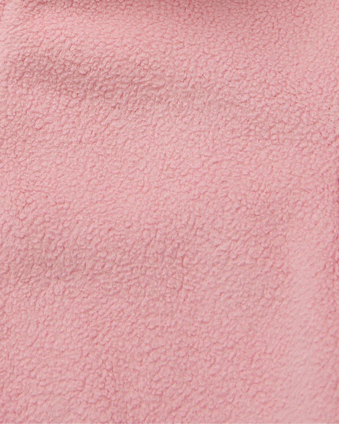 韓國 OZKIZ - (兩件式)防潑水搖粒絨連帽外套-郊遊兔兔-粉