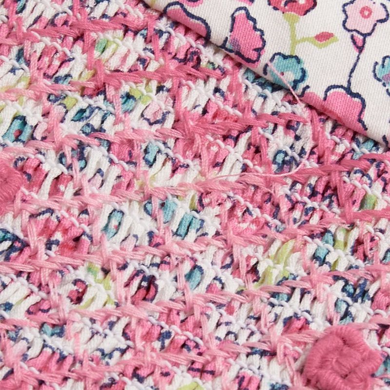 英國 JoJo Maman BeBe - 超優質嬰幼兒/兒童100％純棉短袖洋裝-小粉花