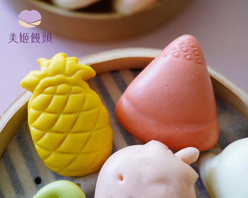 美姬饅頭 - 無糖天然蔬果造型饅頭 (6入)-35g/顆