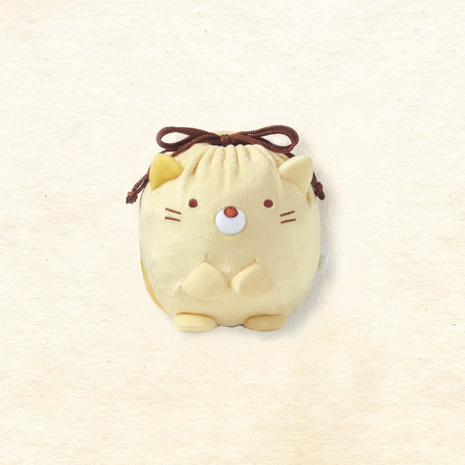 日本千趣會 - 角落生物毛巾布抽繩小物收納包-包袱巾