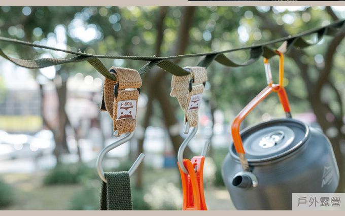 喜福HiBOU - 嬰兒推車掛勾3件組(共6個)｜萬用置物勾｜嬰兒推車配件-日常掛物、嬰兒推車、戶外露營-海松藍+石榴紅+芥子卡其