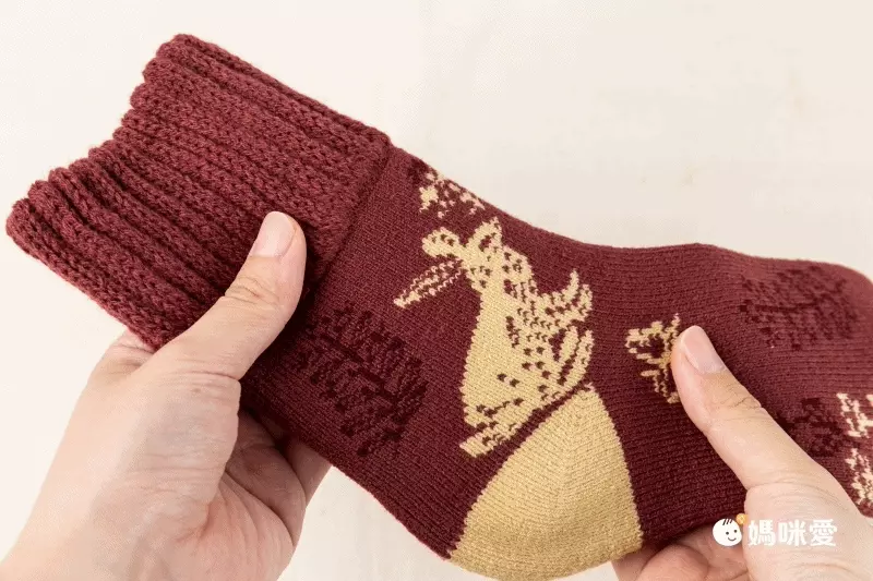 日本小泉 - 北歐風刷毛家居保暖襪-小花朵朵-焦糖棕 (M(-24.5cm))