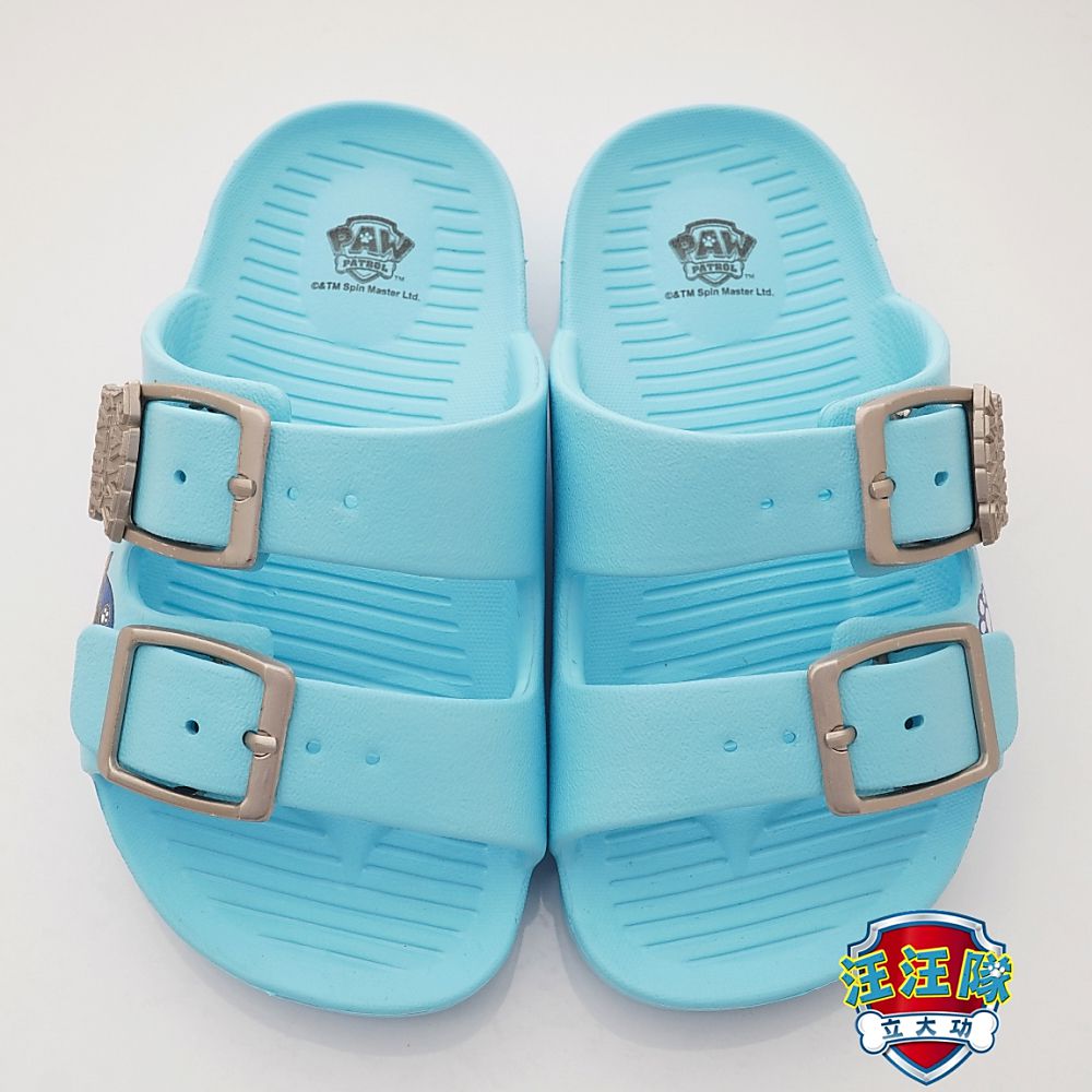 台灣製汪汪隊雙絆帶拖鞋(中小童段)-拖鞋-藍