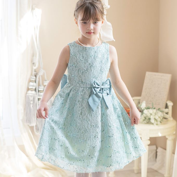 日本 Catherine Cottage - 優雅千金亮片蕾絲洋裝/小禮服-薄荷綠