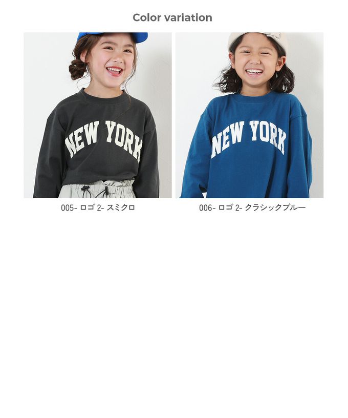 日本 devirock - 100%棉 定番印花寬版長袖上衣-科州山川-灰藍