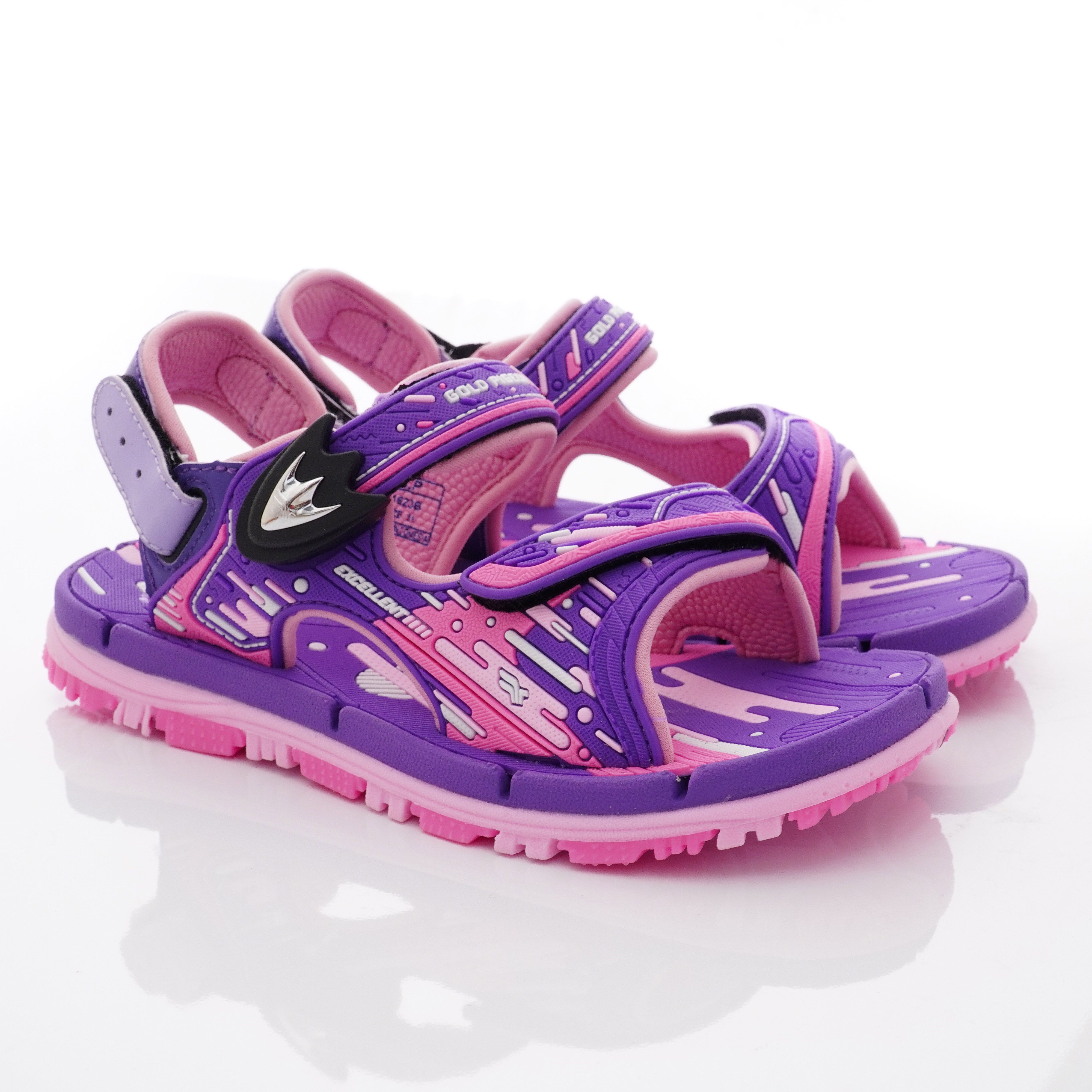 G.P - 運動磁扣兩穿涼拖鞋款(中小童段)-紫