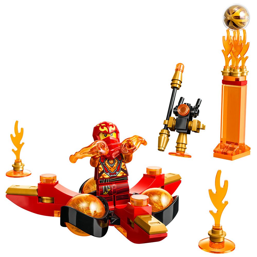 樂高積木 LEGO《 LT71777 》NINJAGO 旋風忍者系列 - 赤地的龍威旋風忍術陀螺