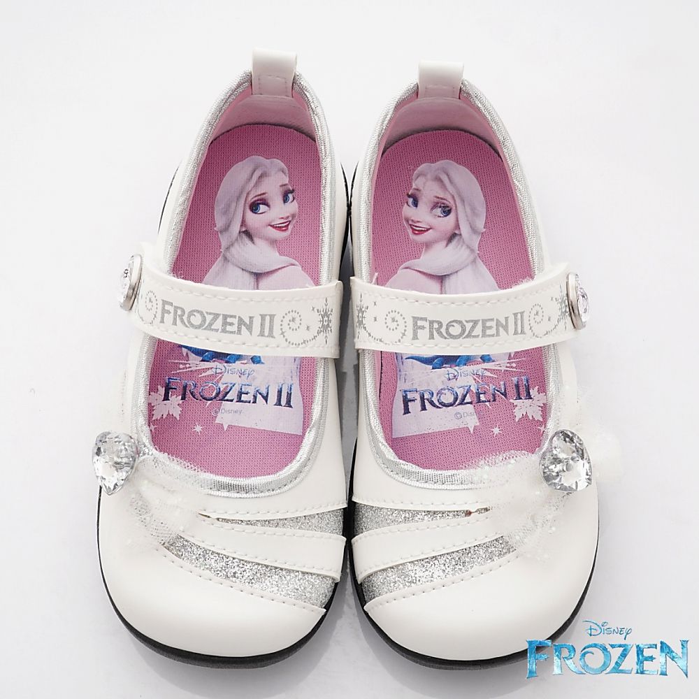 冰雪奇緣 - 台灣製冰雪奇緣休閒鞋(中小童段)-休閒鞋-白