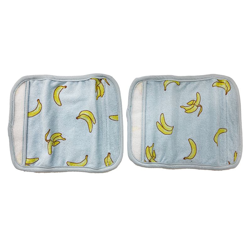 akachan honpo - 揹巾口水巾-淺藍色 (約23×17cm)