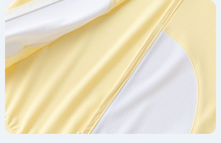 UPF50+兒童卡通連帽防曬遮陽外套-小雞-黃色