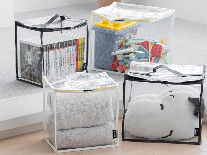 HARUhonpo 小晴天本舖 - 寶可樂收袋-居家儲物袋-櫻花粉(磨砂) (M)