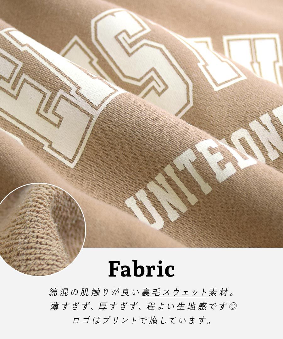 日本 zootie - 2way前後兩穿美式英文風裏毛大學T/外套-深藍