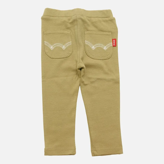 日本 Chil2 - EDWIN聯名 超彈性伸縮長褲-卡其棕