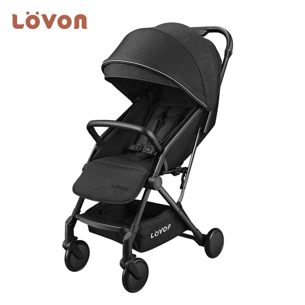 LOVON - GENIE 輕量高景觀嬰兒推車-石墨黑