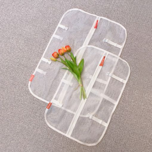 韓國 BBARAMANG - (現省40元)枕頭/羽絨外套專用洗滌網袋(洗衣網)-二入組(小X1+大X1)