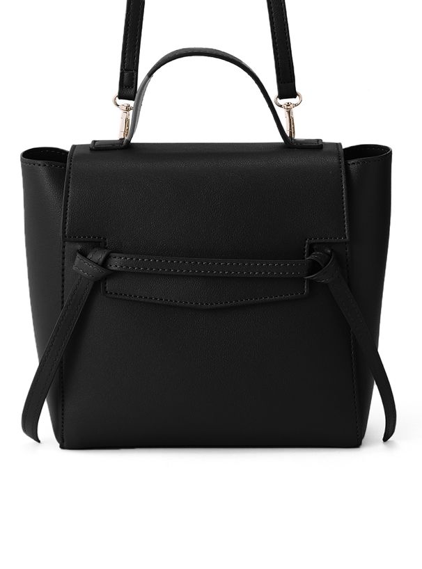 日本 GRL - 2WAY質感扭結皮革手提/肩背包-奶油杏 (F)