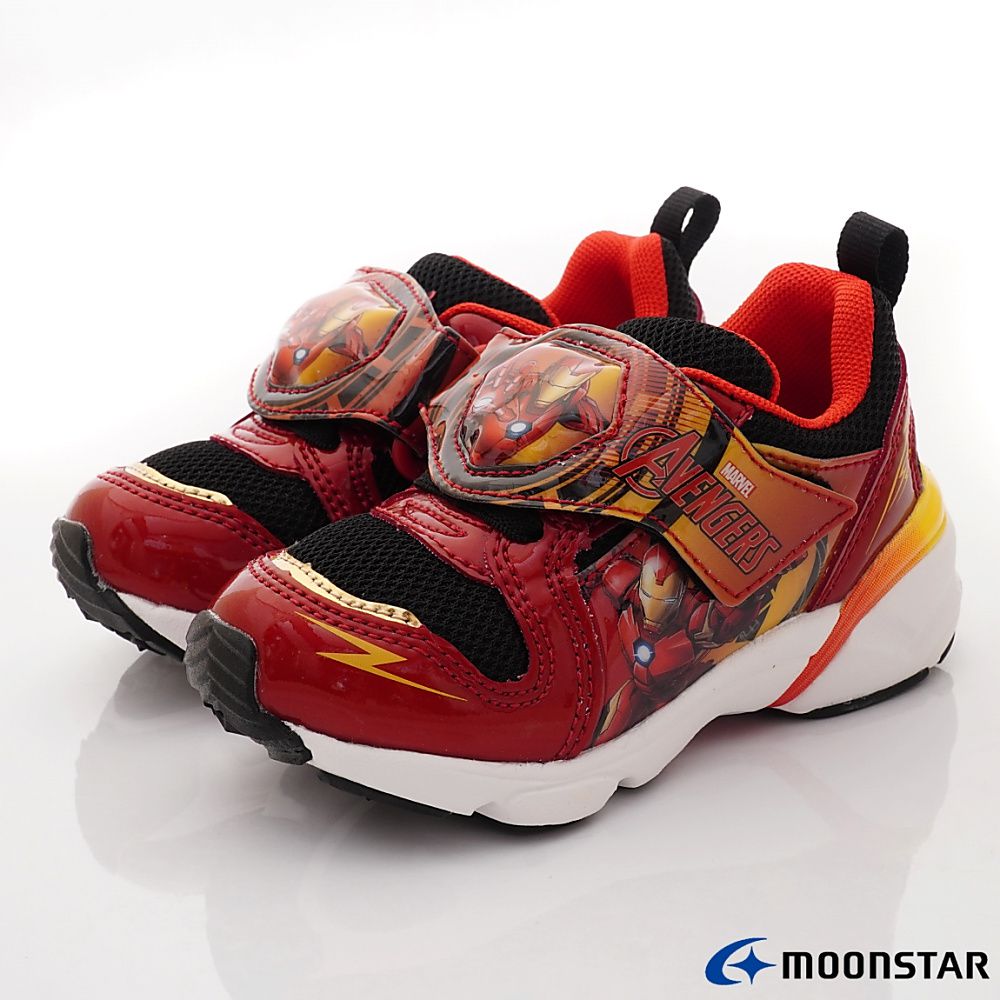 Moonstar日本月星 - 漫威聯名電燈機能童鞋-MVL0152紅(中小童)-機能運動鞋-紅