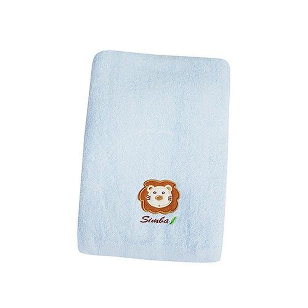 Simba 小獅王辛巴 - 和風高級嬰兒快乾浴巾-天空 藍-約70x135cm