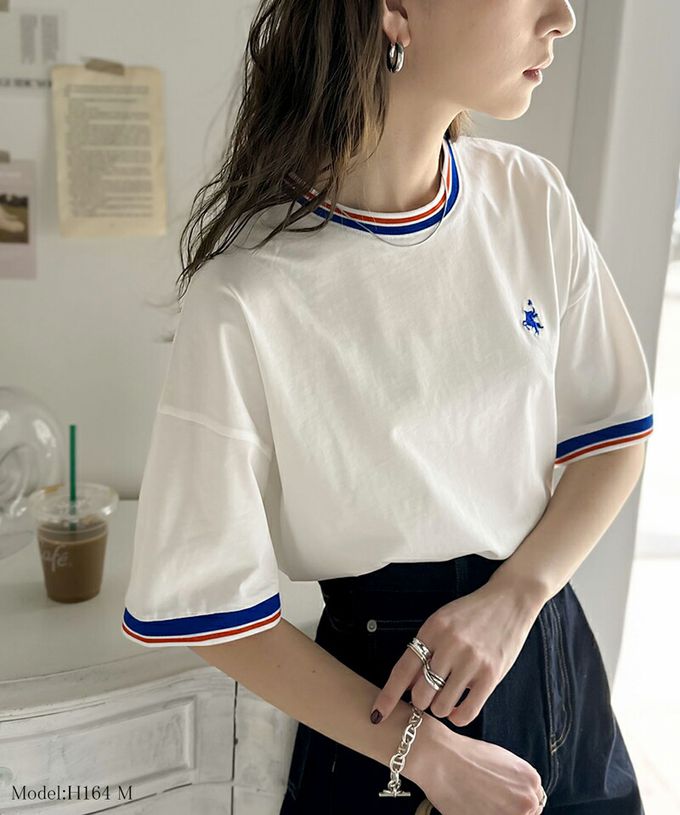 日本 Classical Elf - Java 100%天竺棉 刺繡舒適短袖上衣-黑