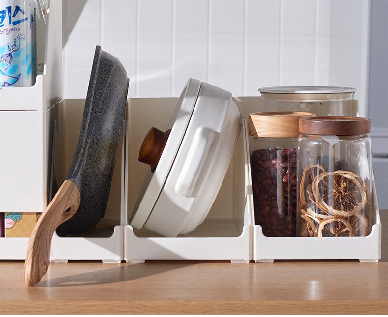 廚房鍋具/鍋蓋收納置物架-斜面