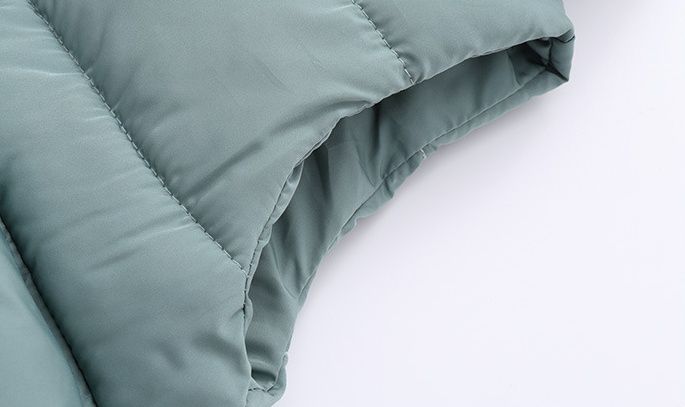 WELLKIDS - 加絨造型暖暖連帽背心-熊熊耳朵-灰綠色