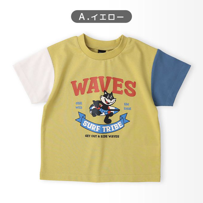 日本 ZOOLAND - 夏日輕薄印花短袖上衣-帥氣警車-紫