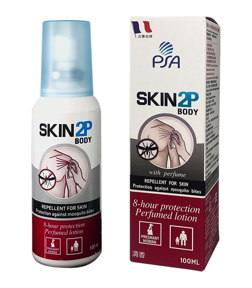 法國 PSA SKIN 2P BODY - 長效防蚊乳液-清香 (100ml)