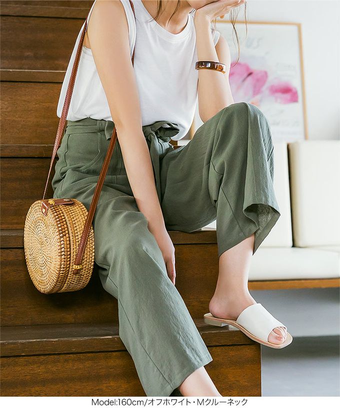 日本 Kobe Lettuce - 定番款率性無袖上衣(領可選)-黑