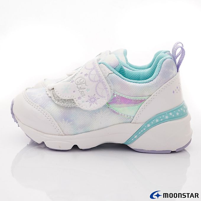 Moonstar日本月星 - 月星冰雪聯名機能童鞋-DNC13111白(中小童段)-機能運動鞋-白