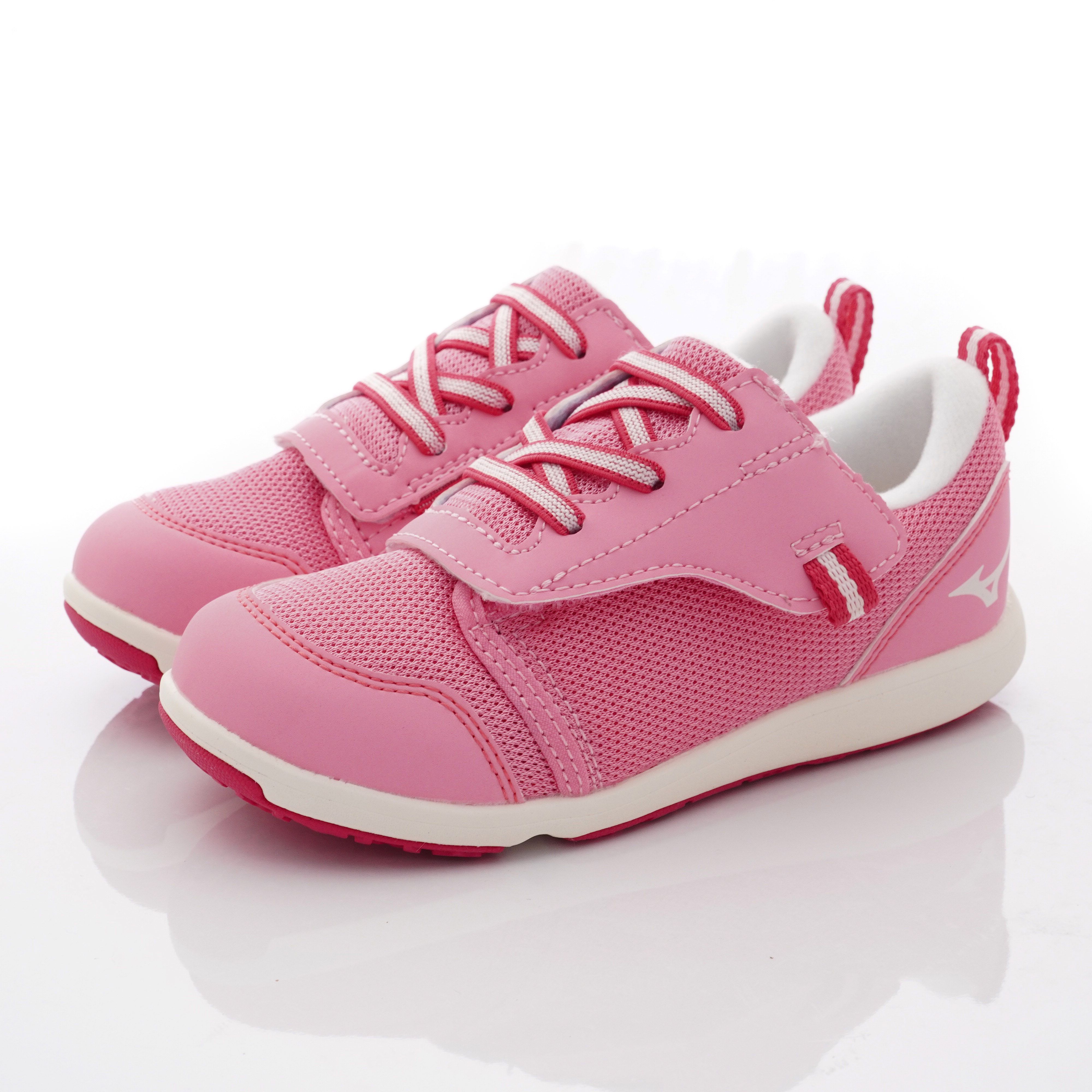 MIZUNO 美津濃 - 超輕量大絆帶機能鞋款(中童段)-粉